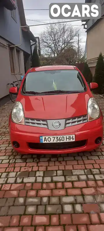 Хетчбек Nissan Note 2008 1.39 л. Ручна / Механіка обл. Закарпатська, Тячів - Фото 1/8