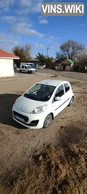 Хэтчбек Peugeot 107 2012 1 л. Ручная / Механика обл. Николаевская, Вознесенск - Фото 1/10