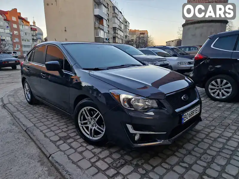 Хетчбек Subaru Impreza 2016 2 л. Ручна / Механіка обл. Тернопільська, Тернопіль - Фото 1/21