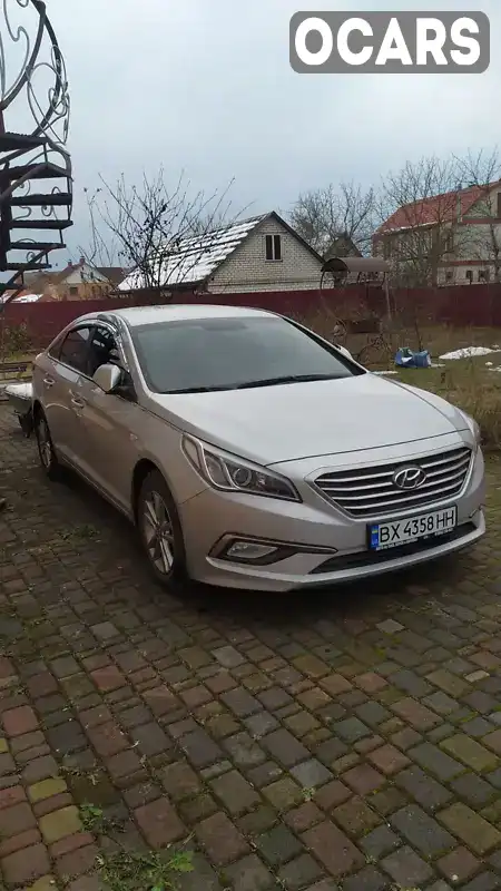 Седан Hyundai Sonata 2015 2 л. Автомат обл. Хмельницька, Славута - Фото 1/20