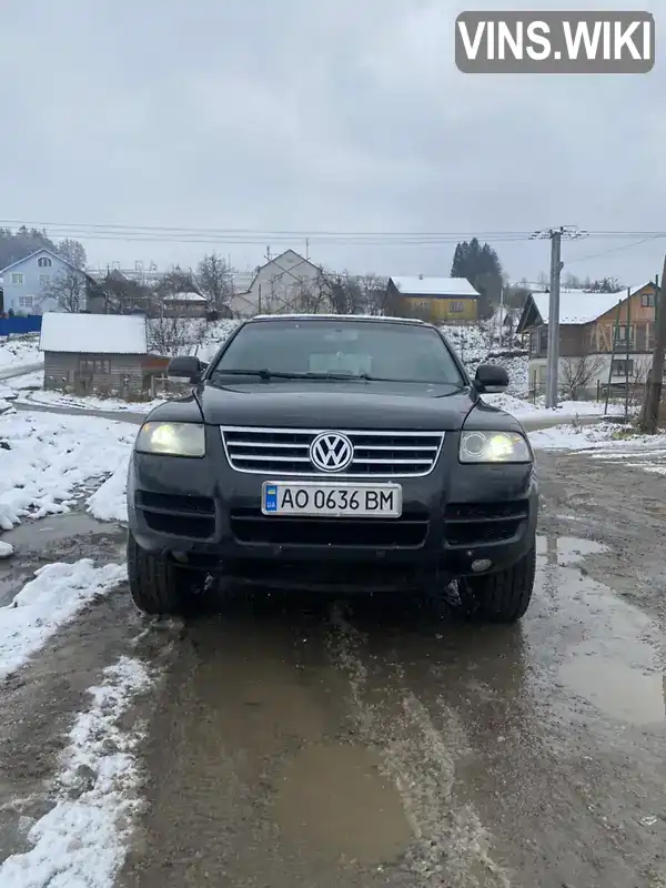 Позашляховик / Кросовер Volkswagen Touareg 2004 3.2 л. Ручна / Механіка обл. Закарпатська, Рахів - Фото 1/9