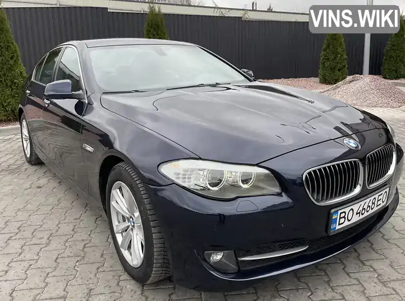 Седан BMW 5 Series 2012 3 л. Автомат обл. Тернопольская, Тернополь - Фото 1/21