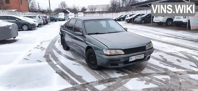 Седан Peugeot 605 1990 2 л. Ручна / Механіка обл. Полтавська, Гадяч - Фото 1/17