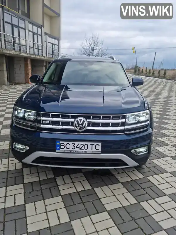 Внедорожник / Кроссовер Volkswagen Atlas 2019 3.6 л. Автомат обл. Львовская, Буск - Фото 1/21