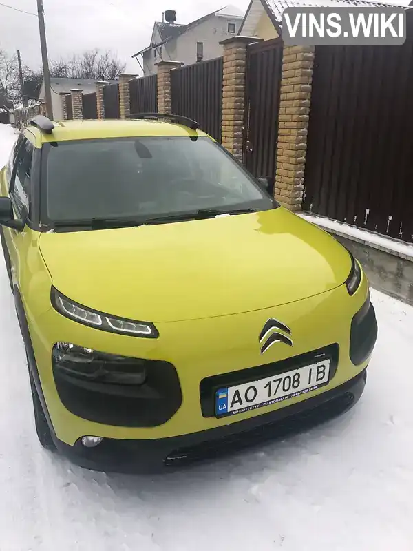 Позашляховик / Кросовер Citroen C4 Cactus 2015 1.2 л. Робот обл. Київська, Київ - Фото 1/8