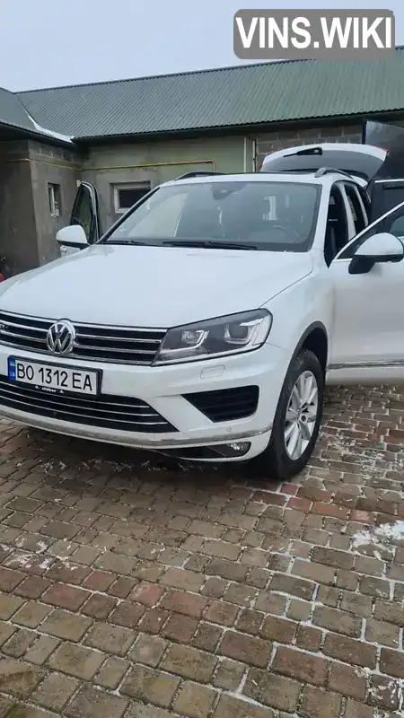 Позашляховик / Кросовер Volkswagen Touareg 2016 2.97 л. Автомат обл. Тернопільська, Чортків - Фото 1/12