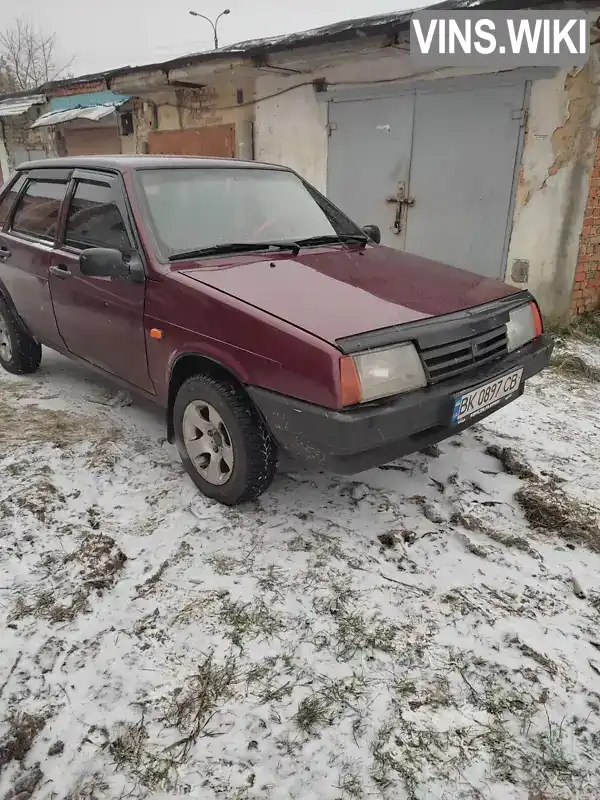 Седан ВАЗ / Lada 21099 2007 1.6 л. Ручна / Механіка обл. Рівненська, Рівне - Фото 1/18