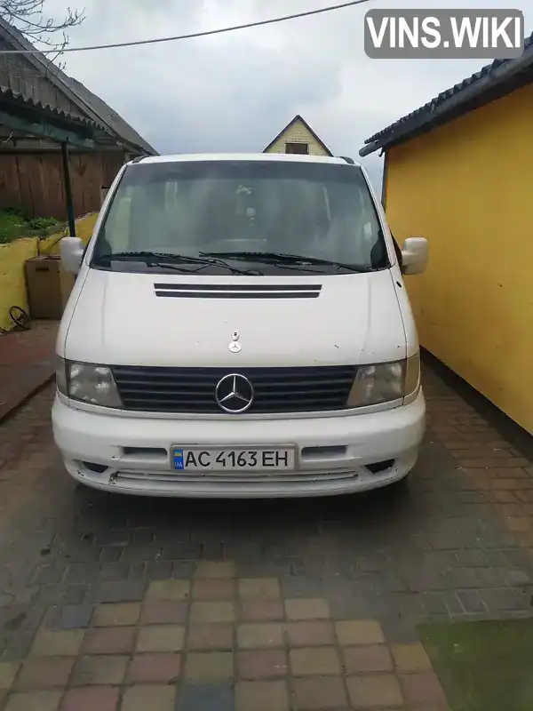 Мінівен Mercedes-Benz Vito 2000 2.15 л. Ручна / Механіка обл. Волинська, location.city.volodymyr - Фото 1/9