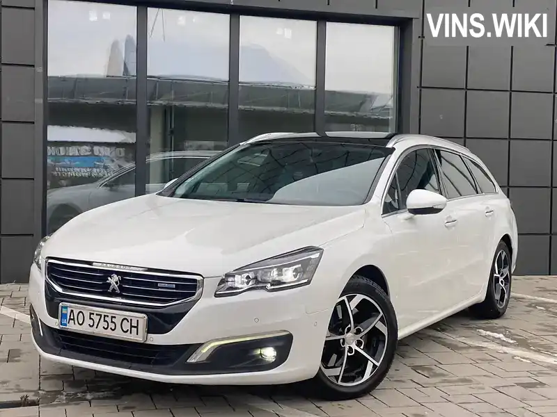 Універсал Peugeot 508 2016 2 л. Автомат обл. Закарпатська, Ужгород - Фото 1/21