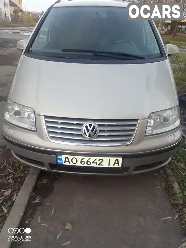 Мінівен Volkswagen Sharan 2009 2 л. Ручна / Механіка обл. Закарпатська, Берегове - Фото 1/21