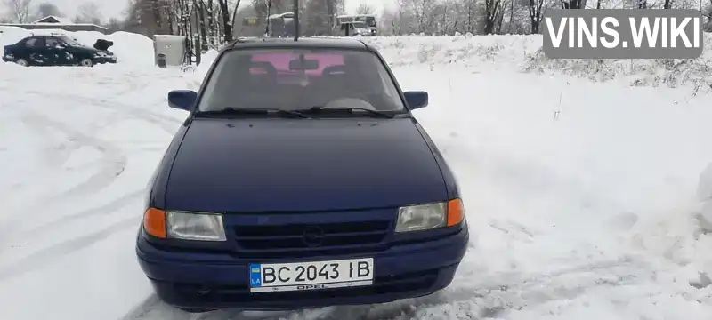 Хэтчбек Opel Astra 1993 1.4 л. Ручная / Механика обл. Львовская, Самбор - Фото 1/19