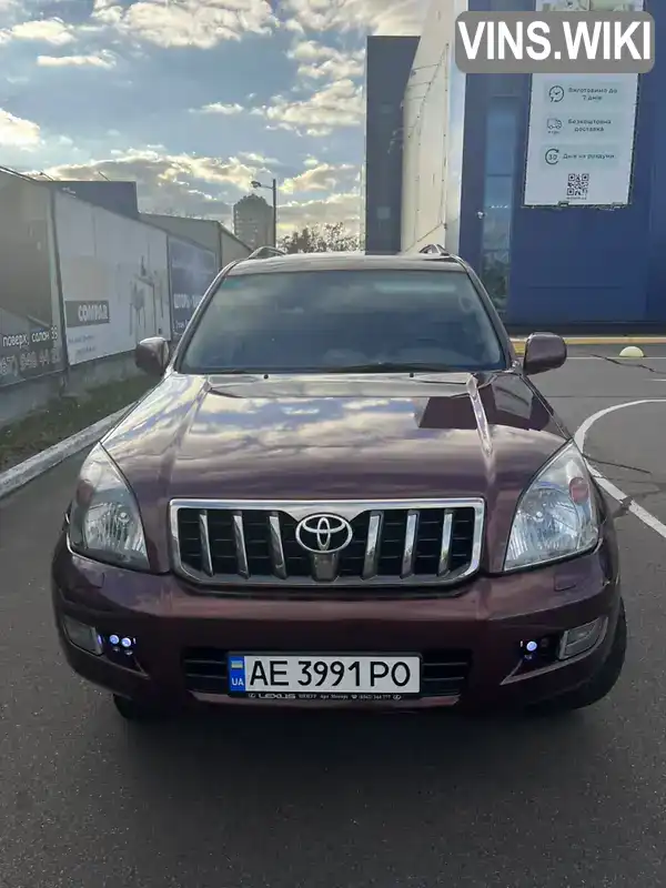 Внедорожник / Кроссовер Toyota Land Cruiser Prado 2007 3.96 л. Автомат обл. Черкасская, Чигирин - Фото 1/20