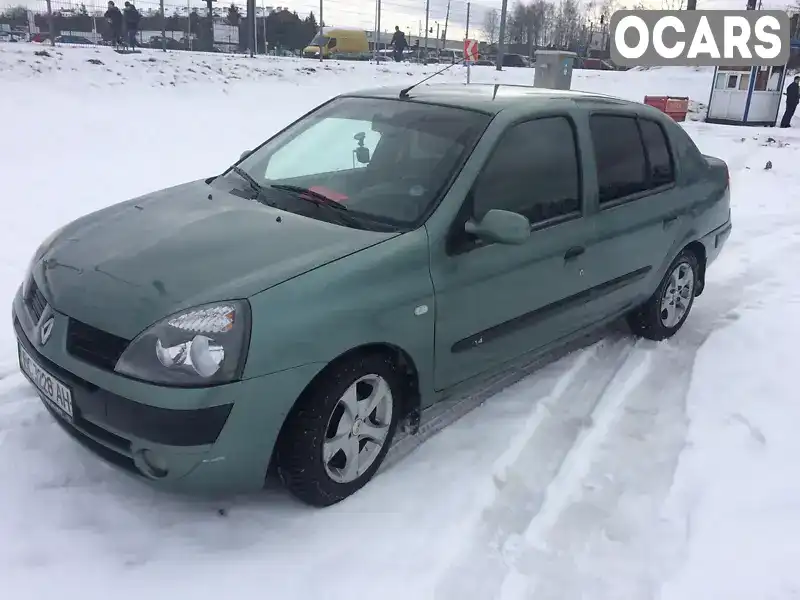 Седан Renault Clio Symbol 2005 1.39 л. Ручна / Механіка обл. Львівська, Львів - Фото 1/12