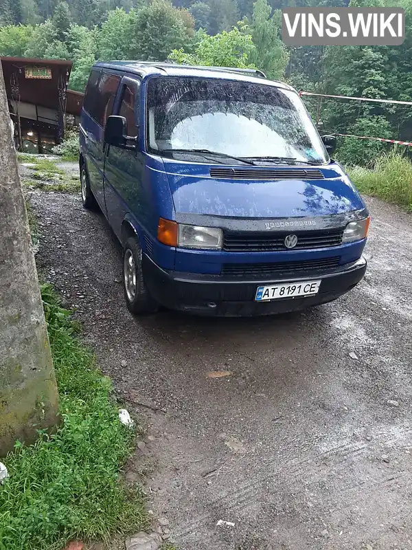 Мінівен Volkswagen Transporter 2001 1.9 л. Ручна / Механіка обл. Івано-Франківська, Яремче - Фото 1/4