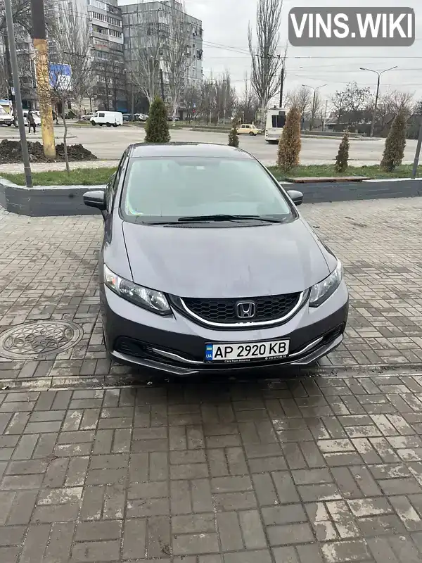 Седан Honda Civic 2014 1.8 л. Автомат обл. Запорожская, Запорожье - Фото 1/12