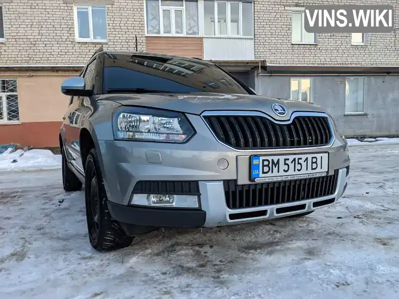 Внедорожник / Кроссовер Skoda Yeti 2014 2 л. Ручная / Механика обл. Сумская, Конотоп - Фото 1/14