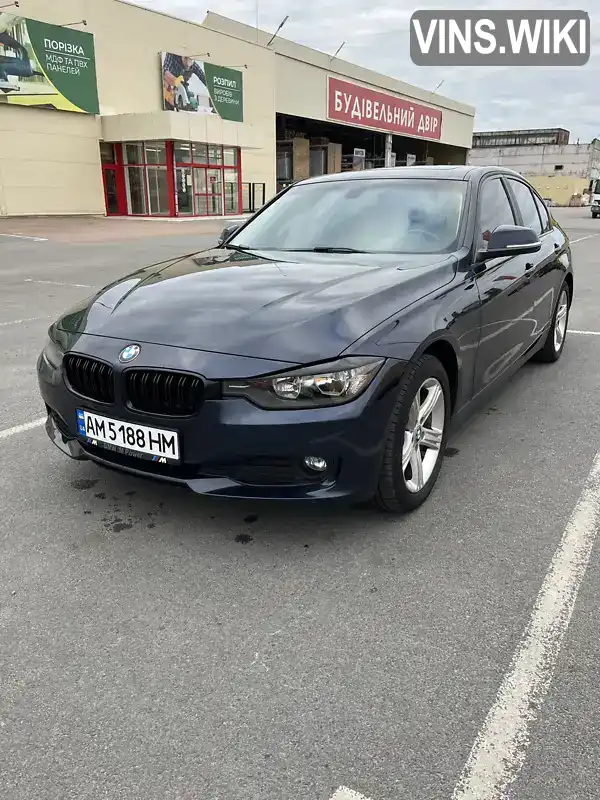 Седан BMW 3 Series 2014 2 л. Автомат обл. Житомирська, Житомир - Фото 1/21