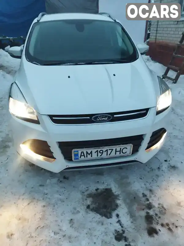 Позашляховик / Кросовер Ford Kuga 2013 2 л. Автомат обл. Житомирська, Звягель - Фото 1/21