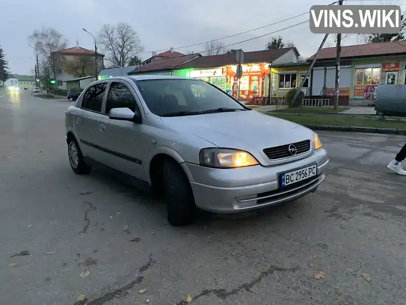 Хетчбек Opel Astra 2002 1.69 л. Ручна / Механіка обл. Львівська, Буськ - Фото 1/6