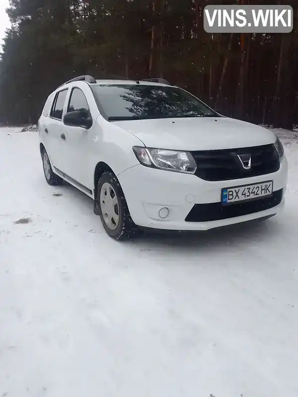 Седан Dacia Logan 2014 1.2 л. Ручная / Механика обл. Хмельницкая, Славута - Фото 1/5