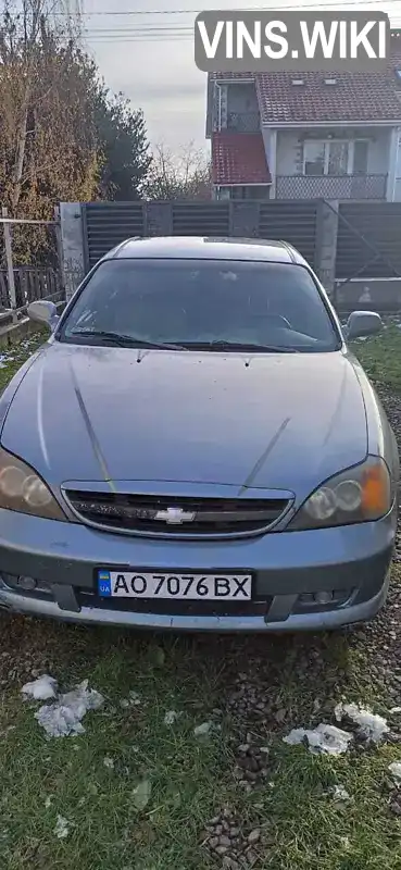 Седан Chevrolet Evanda 2005 2 л. Ручная / Механика обл. Закарпатская, Ужгород - Фото 1/10