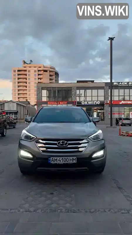 Позашляховик / Кросовер Hyundai Santa FE 2013 2.4 л. Автомат обл. Житомирська, Житомир - Фото 1/10