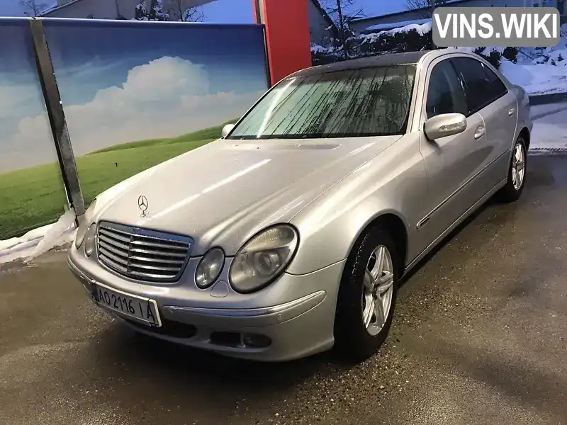 Седан Mercedes-Benz E-Class 2002 2.7 л. Автомат обл. Закарпатская, Перечин - Фото 1/9