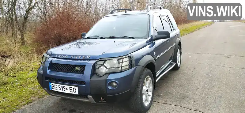 Позашляховик / Кросовер Land Rover Freelander 2004 2 л. Ручна / Механіка обл. Миколаївська, Єланець - Фото 1/17