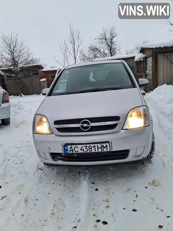 Мікровен Opel Meriva 2004 1.6 л. Ручна / Механіка обл. Волинська, Локачі - Фото 1/21