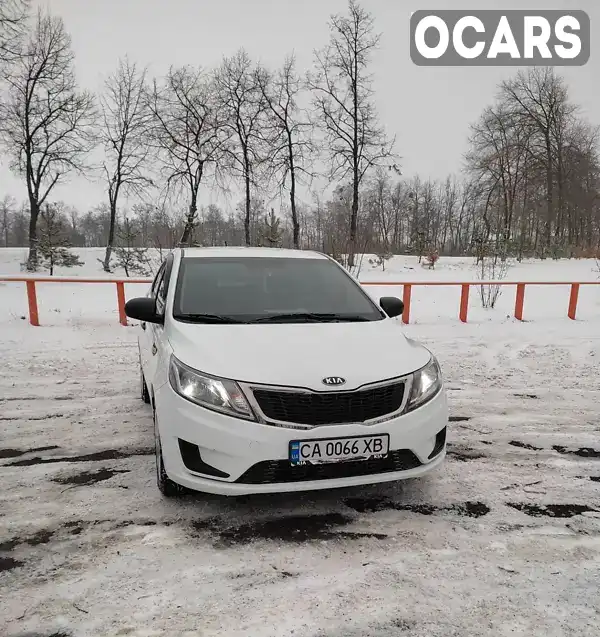 Седан Kia Rio 2012 1.4 л. Ручна / Механіка обл. Черкаська, Звенигородка - Фото 1/10