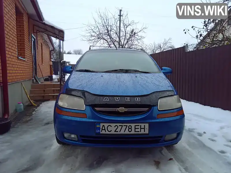 Седан Chevrolet Aveo 2005 1.5 л. обл. Волынская, Луцк - Фото 1/6