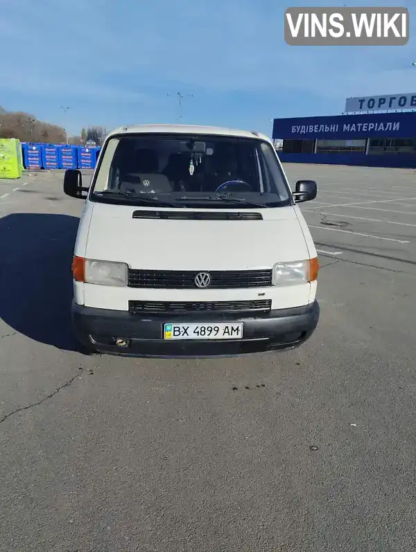 Мінівен Volkswagen Transporter 1997 1.9 л. Ручна / Механіка обл. Хмельницька, Кам'янець-Подільський - Фото 1/9