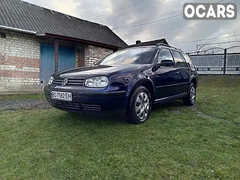 Універсал Volkswagen Golf 2002 1.6 л. Ручна / Механіка обл. Тернопільська, Борщів - Фото 1/10