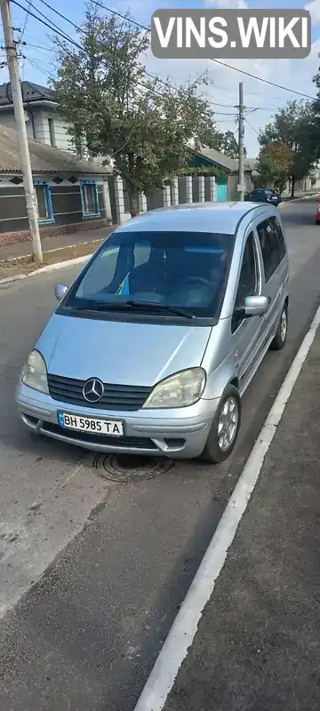 Мінівен Mercedes-Benz Vaneo 2002 1.7 л. Автомат обл. Одеська, Ізмаїл - Фото 1/19