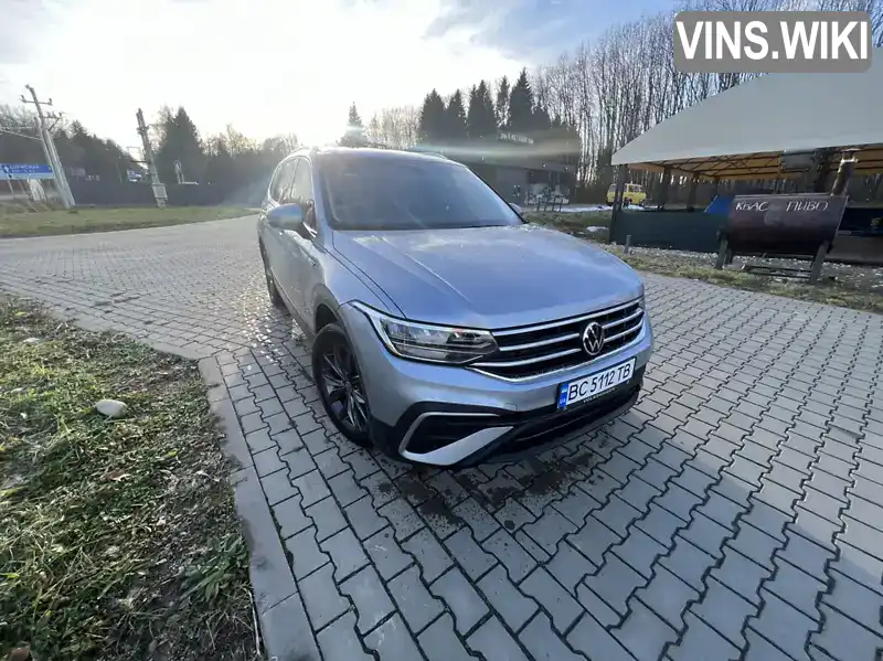 3VV3B7AX7NM025186 Volkswagen Tiguan 2021 Позашляховик / Кросовер 1.98 л. Фото 2