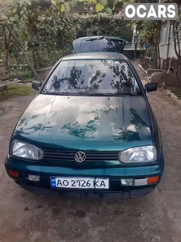 Хэтчбек Volkswagen Golf 1996 1.39 л. Ручная / Механика обл. Закарпатская, Ужгород - Фото 1/5