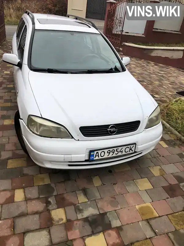 Універсал Opel Astra 1999 1.7 л. Ручна / Механіка обл. Закарпатська, Ужгород - Фото 1/10