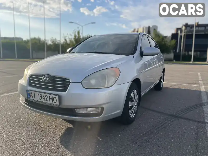 Седан Hyundai Accent 2008 1.6 л. Ручна / Механіка обл. Київська, Обухів - Фото 1/14