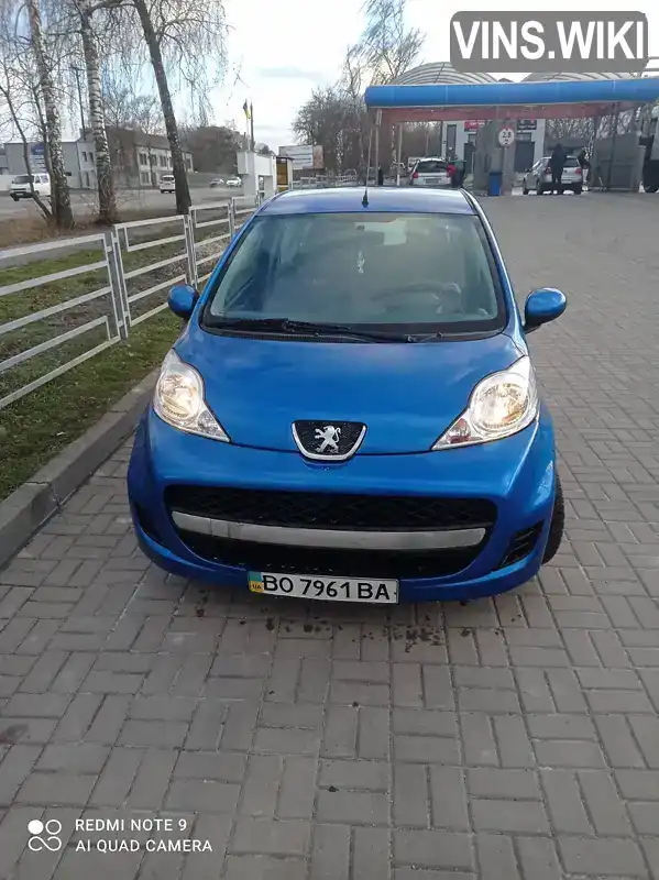 Хетчбек Peugeot 107 2011 1 л. Ручна / Механіка обл. Тернопільська, Тернопіль - Фото 1/17