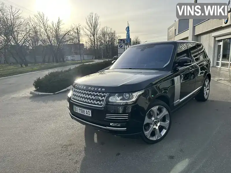 Позашляховик / Кросовер Land Rover Range Rover 2017 5 л. обл. Полтавська, Кременчук - Фото 1/18