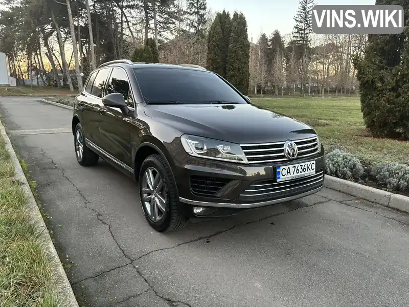 Позашляховик / Кросовер Volkswagen Touareg 2016 3 л. Автомат обл. Черкаська, Умань - Фото 1/21