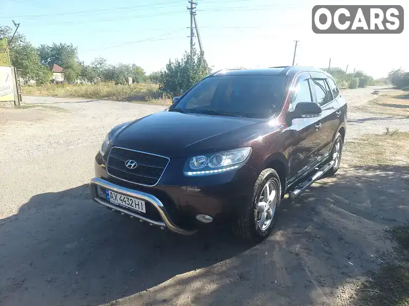 Позашляховик / Кросовер Hyundai Santa FE 2009 2.66 л. Автомат обл. Харківська, Нова Водолага - Фото 1/8