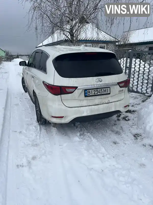 Позашляховик / Кросовер Infiniti QX60 2017 3.5 л. Варіатор обл. Полтавська, Кременчук - Фото 1/8