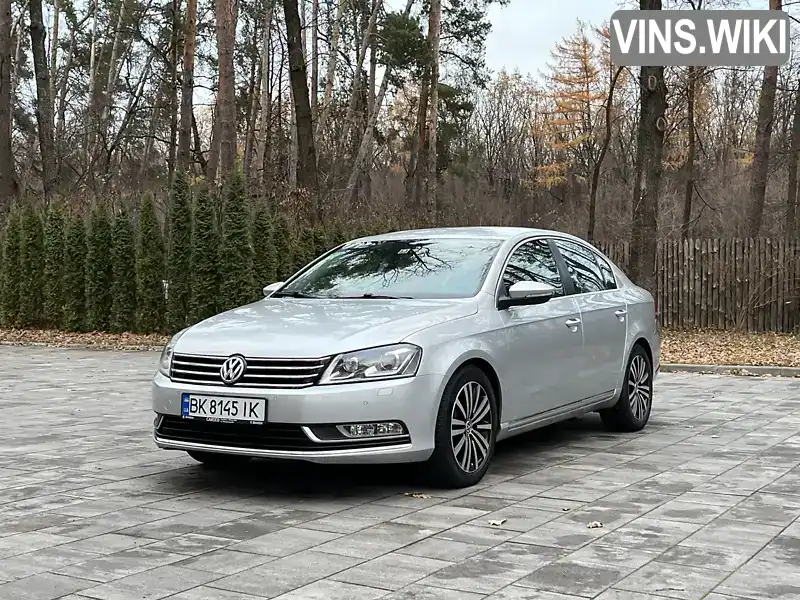 Седан Volkswagen Passat 2012 2 л. Автомат обл. Волинська, Луцьк - Фото 1/21