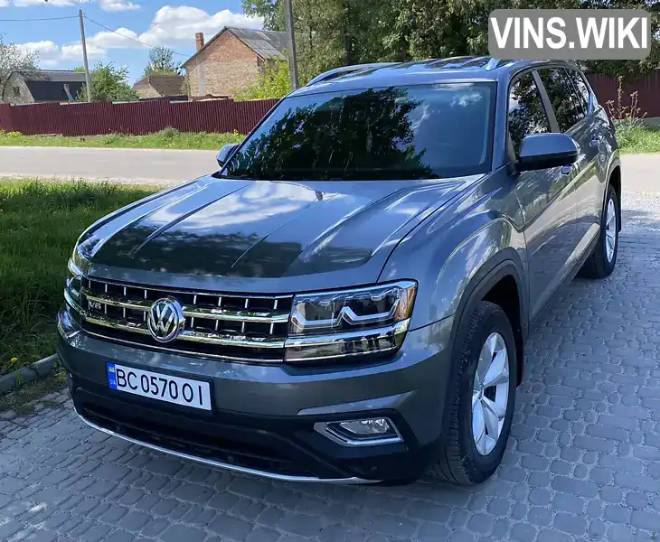 Позашляховик / Кросовер Volkswagen Atlas 2018 3.6 л. Автомат обл. Львівська, Золочів - Фото 1/13