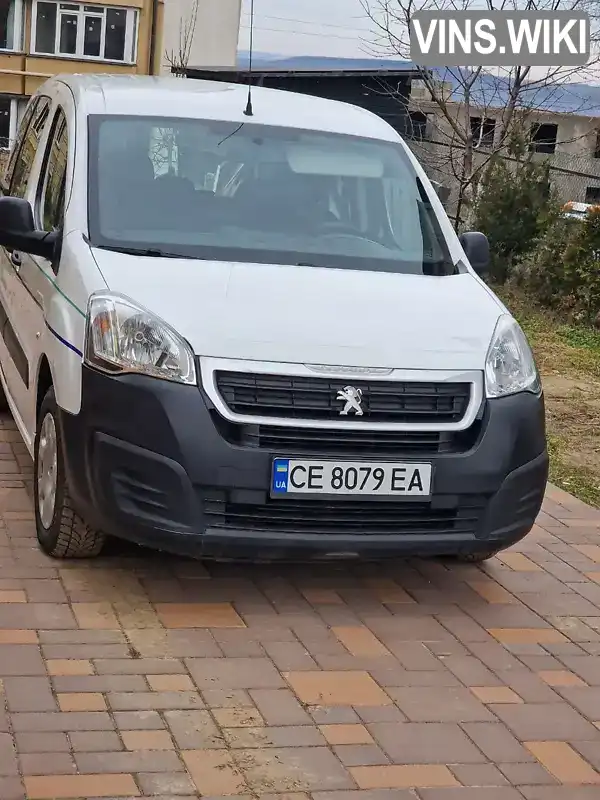 Мінівен Peugeot Partner 2016 1.6 л. Ручна / Механіка обл. Чернівецька, Чернівці - Фото 1/21