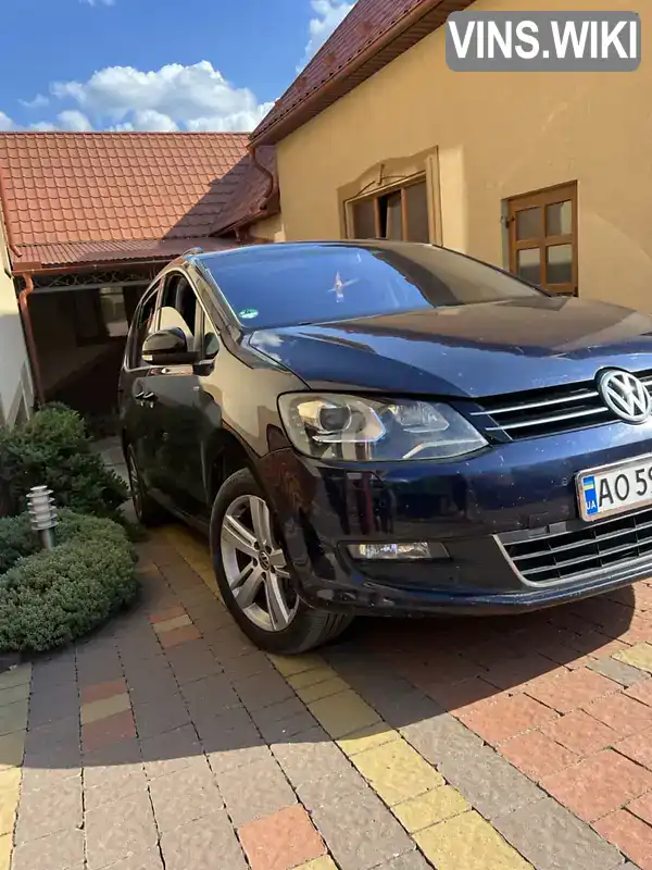 Мінівен Volkswagen Sharan 2012 2 л. Автомат обл. Закарпатська, Ужгород - Фото 1/11