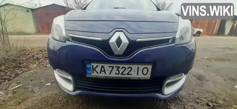 Мінівен Renault Scenic 2014 1.2 л. Ручна / Механіка обл. Запорізька, Запоріжжя - Фото 1/21