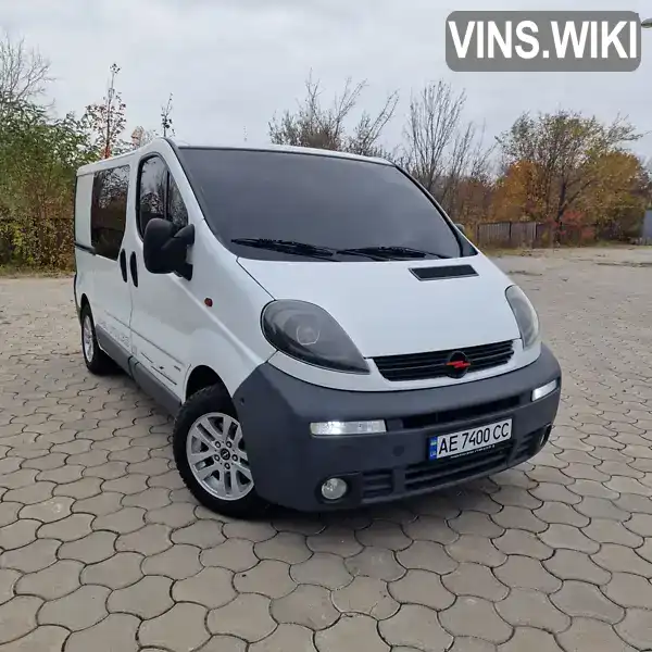 Мінівен Opel Vivaro 2005 1.9 л. Ручна / Механіка обл. Дніпропетровська, Дніпро (Дніпропетровськ) - Фото 1/21