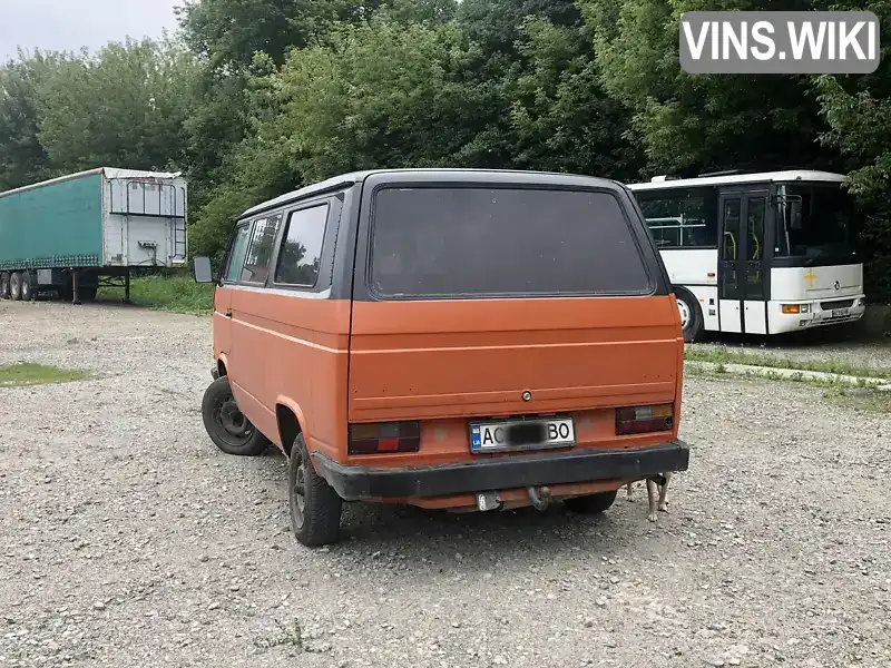 WV2ZZZ25ZLH028329 Volkswagen Transporter 1989 Мінівен 1.9 л. Фото 6